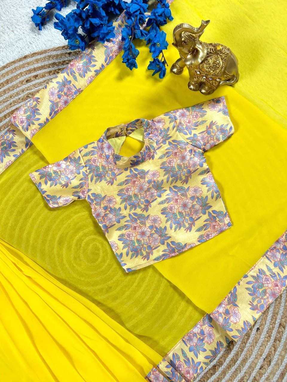 Ynf Soft Dola KESH505 ADITI Kids Wear Wholesale Kids Saree Dress Kids Festive Wear Kids Party Wear Ethnic Manufacturer- Kids Exports