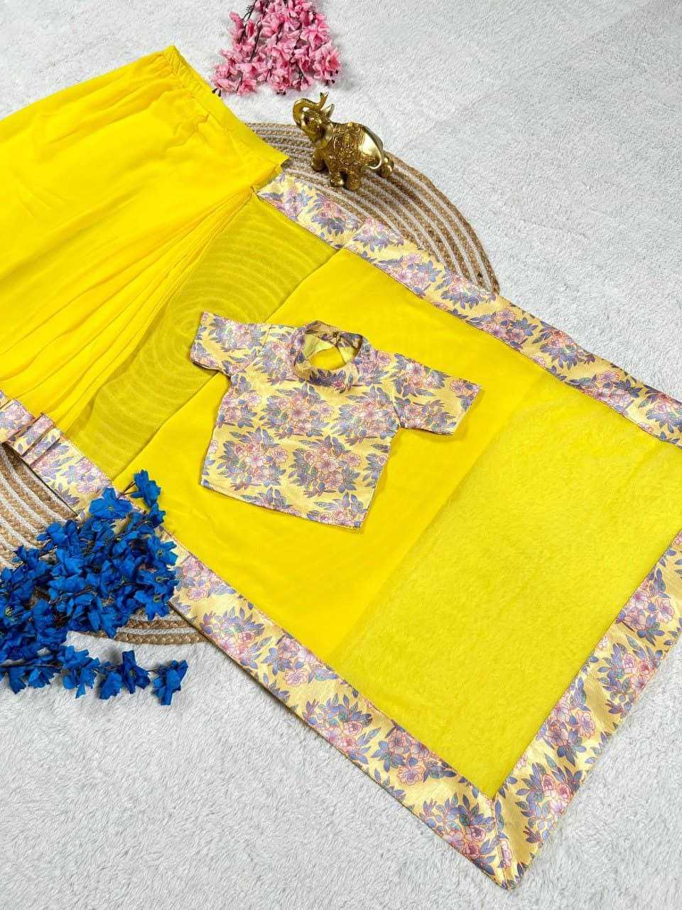 Ynf Soft Dola KESH505 ADITI Kids Wear Wholesale Kids Saree Dress Kids Festive Wear Kids Party Wear Ethnic Manufacturer- Kids Exports
