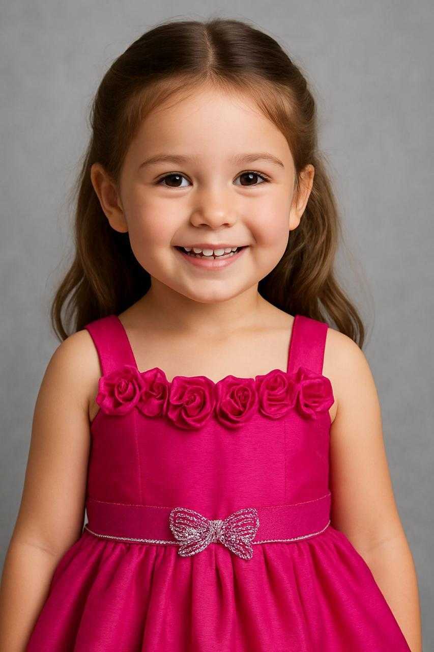 Ynf Space Silk KESH503 8119 Kids Wear Wholesale Kids Frocks Kids Designer Frock Kids Party Wear Ethnic Manufacturer- Kids Exports