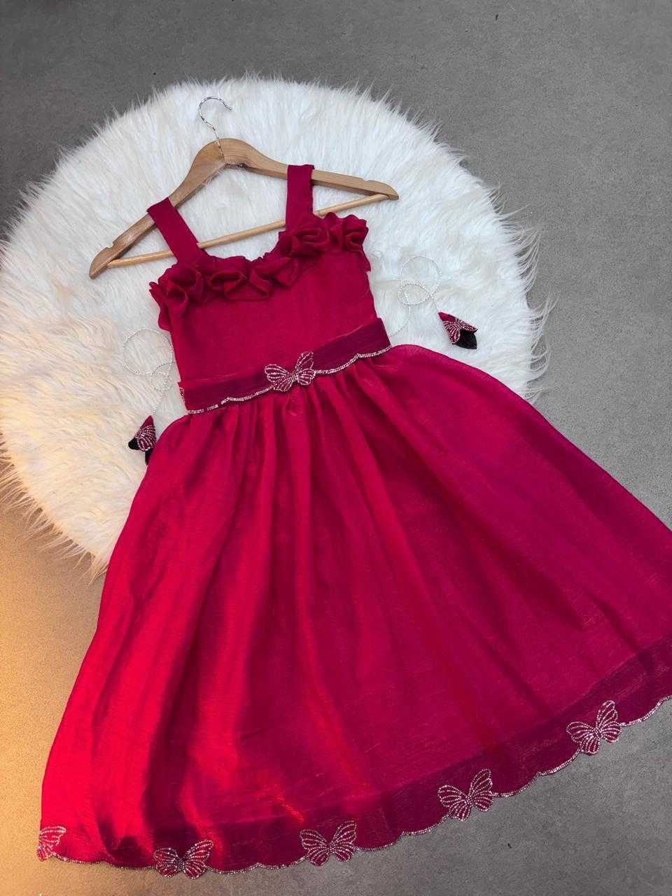 Ynf Space Silk KESH503 8119 Kids Wear Wholesale Kids Frocks Kids Designer Frock Kids Party Wear Ethnic Manufacturer- Kids Exports