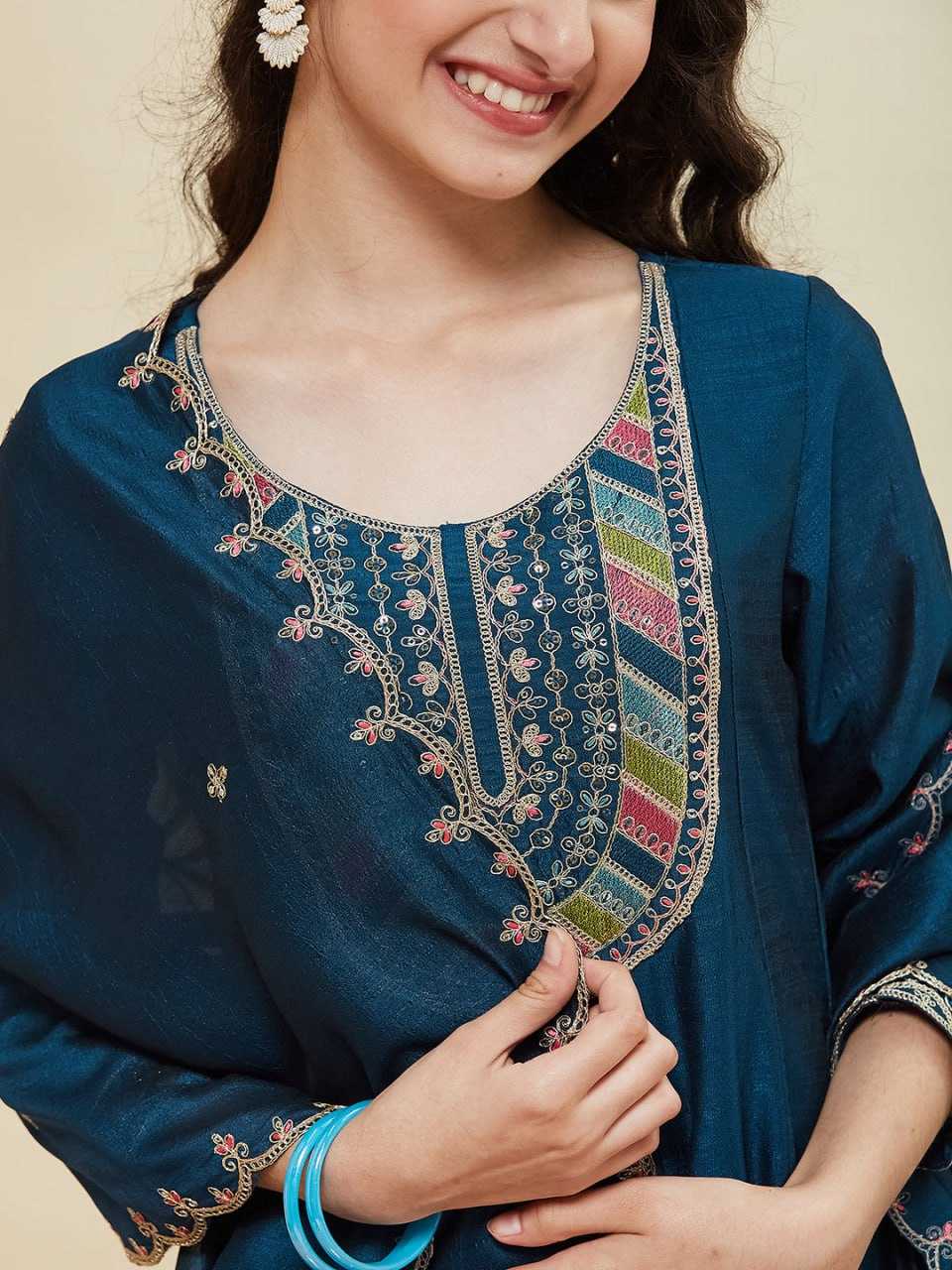 Ynf Vichitra Silk KESH642 ??? Kids Wear Wholesale Girls Kurti Kids Traditional Outfits Kids Anarkali Suits Manufacturer- Kids Exports