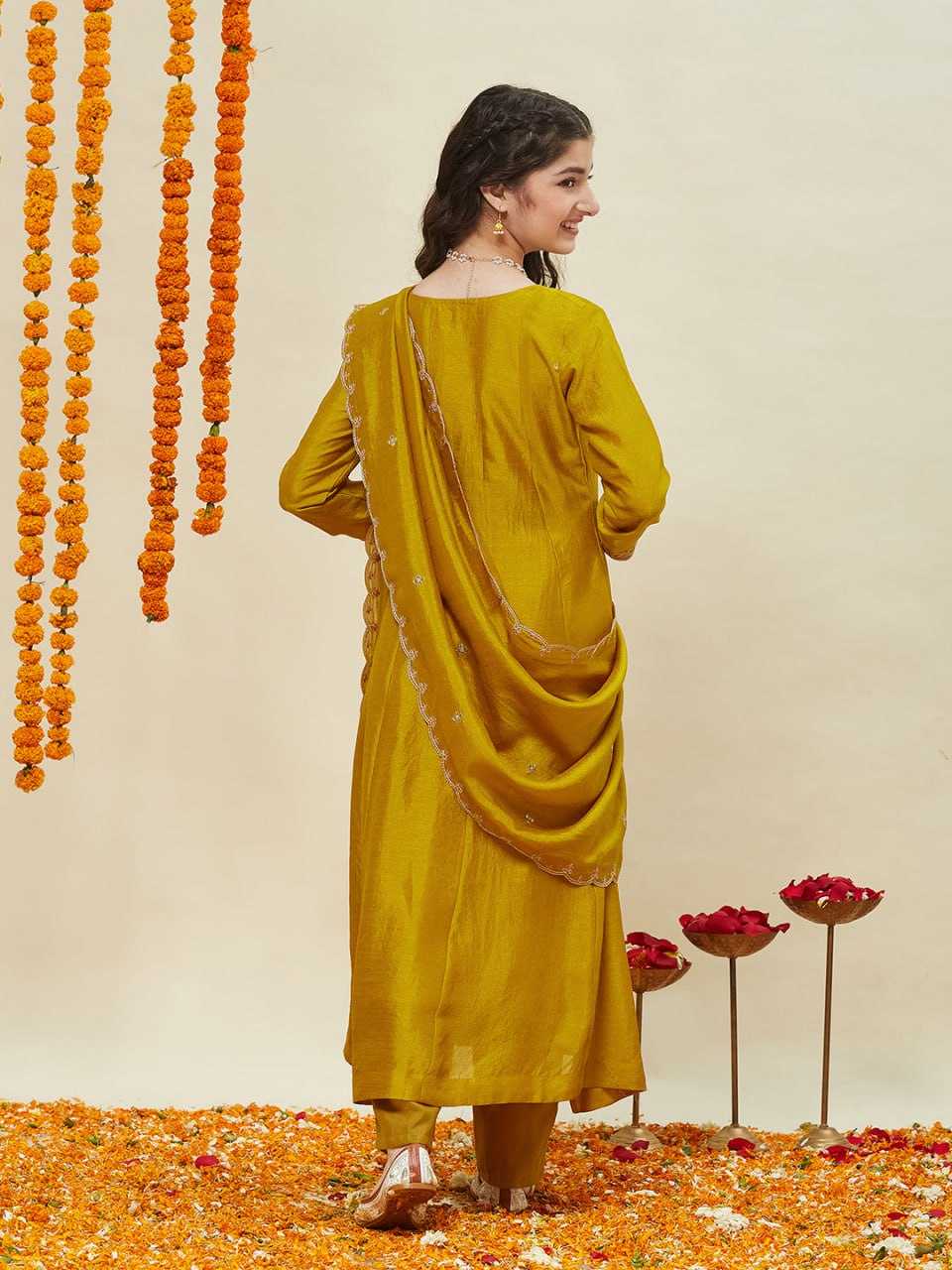 Ynf Vichitra Silk KESH642 ??? Kids Wear Wholesale Girls Kurti Kids Traditional Outfits Kids Anarkali Suits Manufacturer- Kids Exports