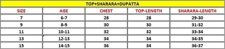 Ynf Chanderi Cotton KESH461 223 Kids Wear Wholesale Kids Sharara Kids Festive Wear Kids Party Wear Ethnic Manufacturer- Kids Exports