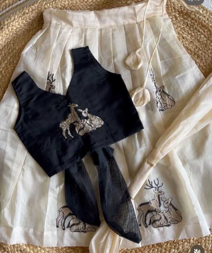 Ynf Chanderi Silk RIN235 chandri Kids Wear Wholesale Kids Lehenga Girls Ethnic Wear Kids Party Wear Ethnic Manufacturer- Kids Exports