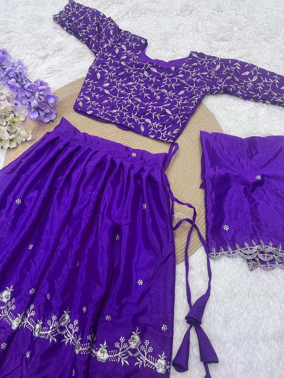 Ynf Chinon RIN235 chinon febric Kids Wear Wholesale Kids Ethnic Wear Kids Lehenga Choli Kids Festive Wear Manufacturer- Kids Exports