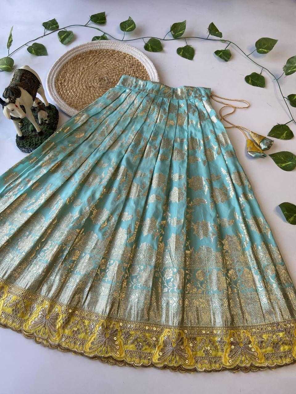 Ynf Cotton KESH503 8033 Kids Wear Wholesale Kids Lehenga Choli Kids Wedding Outfits Kids Indo-Western Wear Manufacturer- Kids Exports