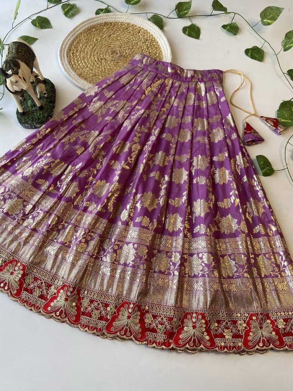 Ynf Cotton KESH503 8033 Kids Wear Wholesale Kids Lehenga Choli Kids Wedding Outfits Kids Indo-Western Wear Manufacturer- Kids Exports