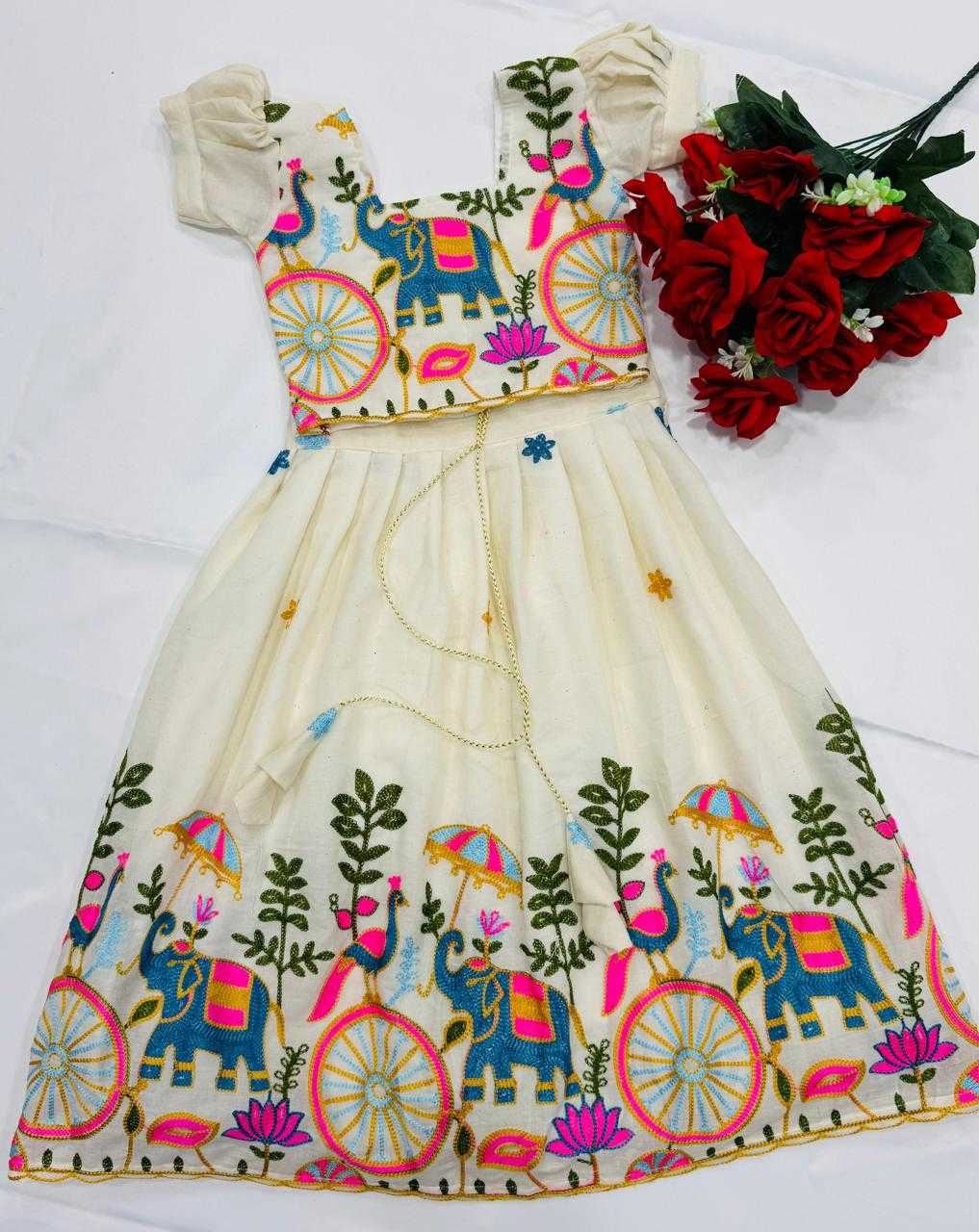 Ynf Cotton RIN235 ANANT Kids Wear Wholesale Kids Lehenga Kids Ghagra Choli Indian Wear For Kids Manufacturer- Kids Exports