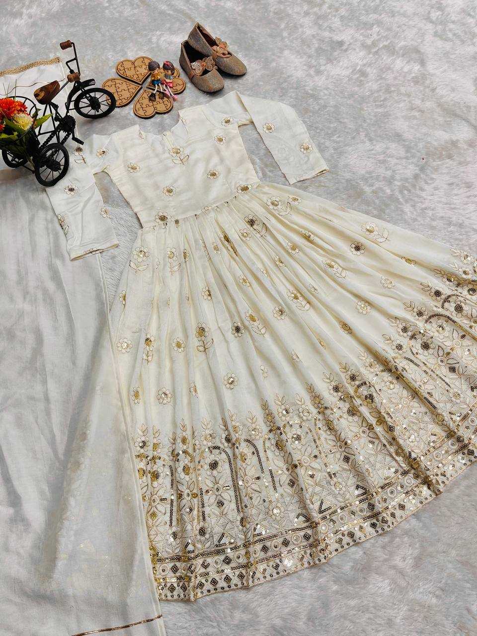 Ynf Fancy KESH415 239 Kids Wear Wholesale Kids Gown Kids Ethnic Gowns Kids Wedding Outfits Manufacturer- Kids Exports