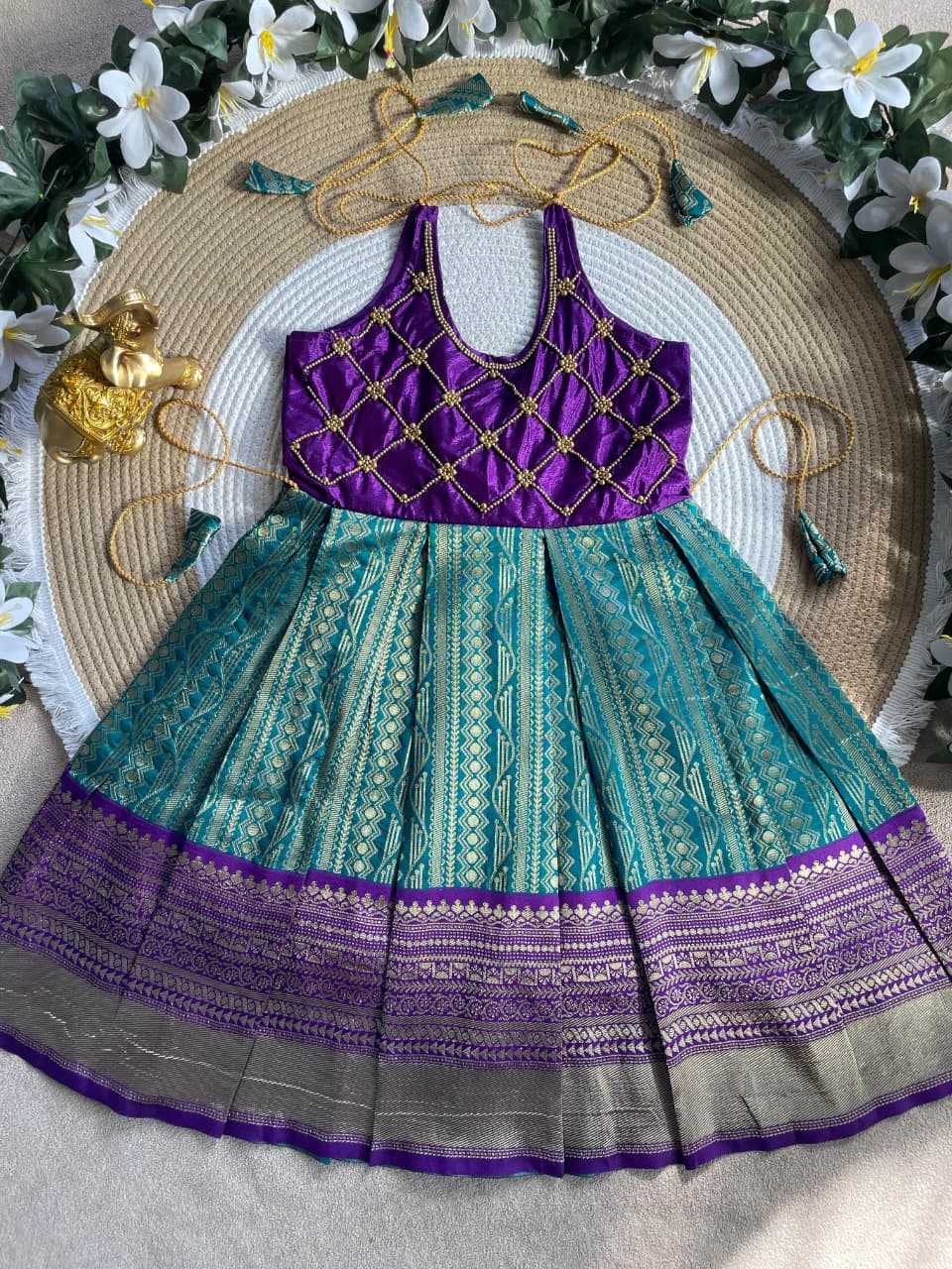 Ynf Fancy KESH505 Devsena Kids Wear Wholesale Kids Ethnic Gowns Kids Festive Wear Kids Party Wear Ethnic Manufacturer- Kids Exports