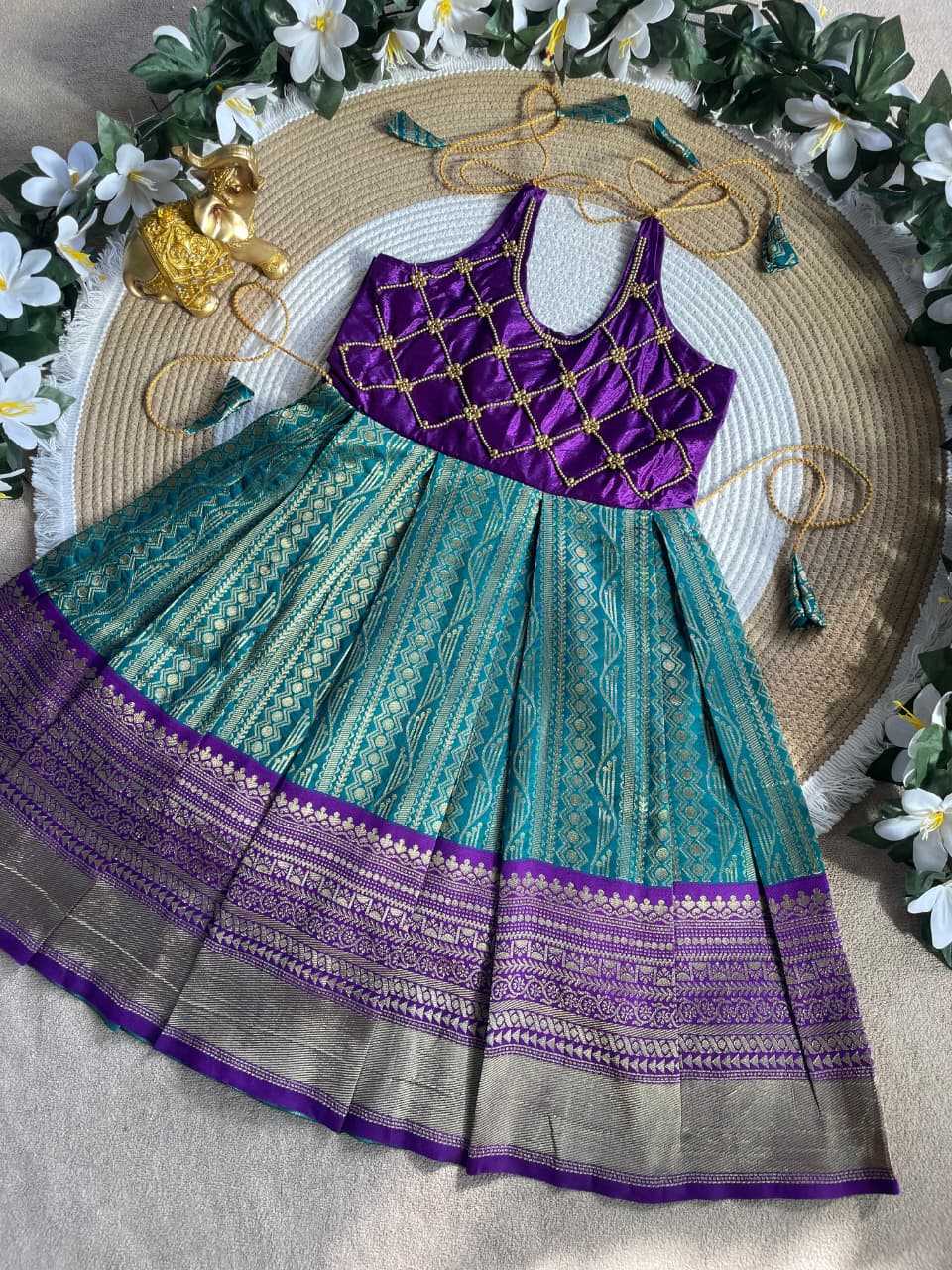Ynf Fancy KESH505 Devsena Kids Wear Wholesale Kids Ethnic Gowns Kids Festive Wear Kids Party Wear Ethnic Manufacturer- Kids Exports