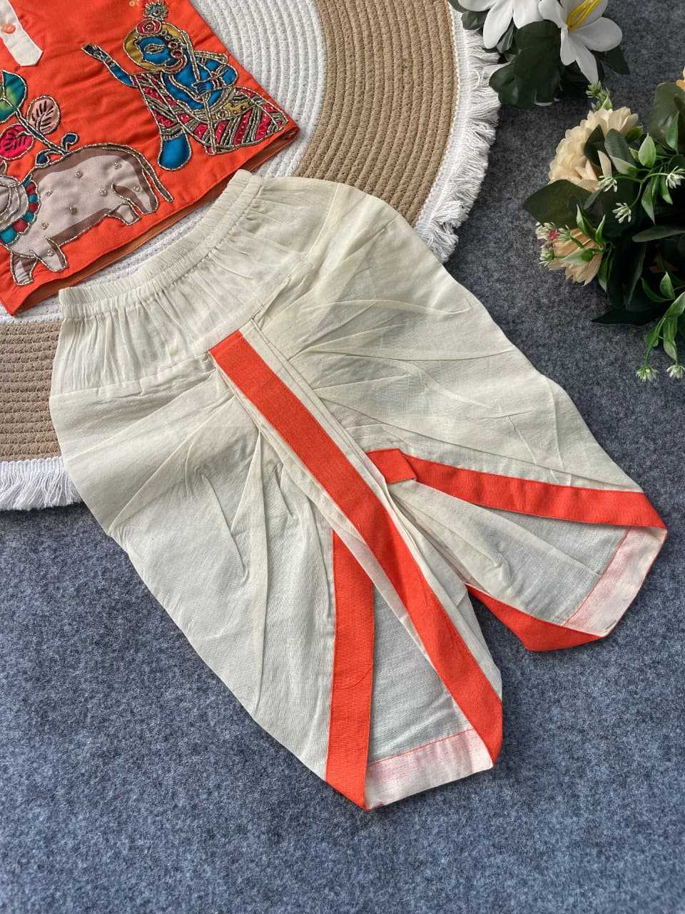 Ynf Fancy KESH505 Kalamkari Kids Wear Wholesale Kids Dhoti Kurta Kids Ethnic Wear Kids Traditional Outfits Manufacturer- Kids Exports