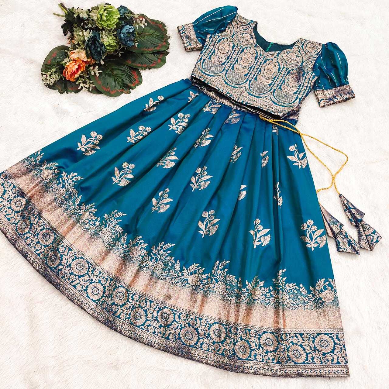 Ynf Fancy RIN235 fancy meena Kids Wear Wholesale Kids Lehenga Kids Ethnic Wear Kids Festive Wear Manufacturer- Kids Exports