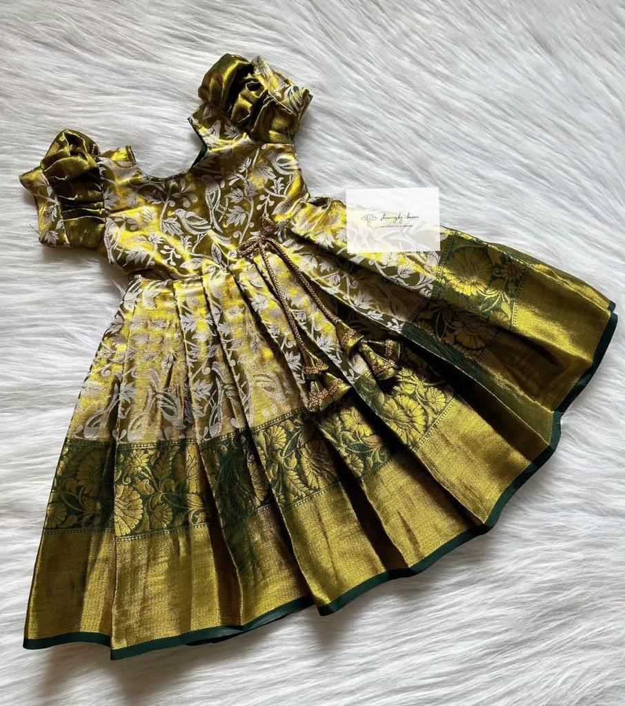 Ynf Fancy RIN235 FULL FLAIR Kids Wear Wholesale Kids Gown Kids Traditional Outfits Kids Ethnic Gowns Manufacturer- Kids Exports