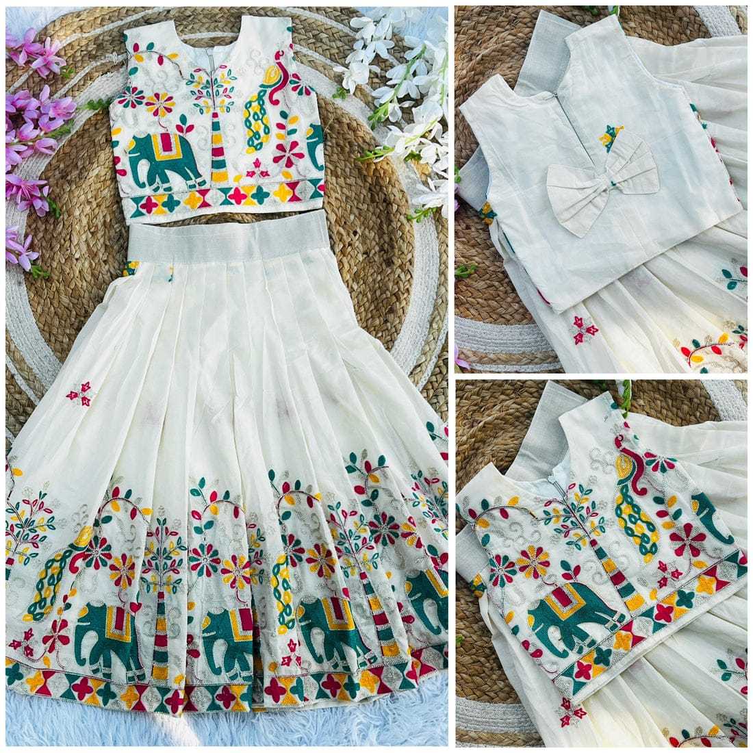 Ynf Fancy RIN235 KENJI Kids Wear Wholesale Kids Designer Frock Kids Wedding Outfits Kids Party Wear Ethnic Manufacturer- Kids Exports