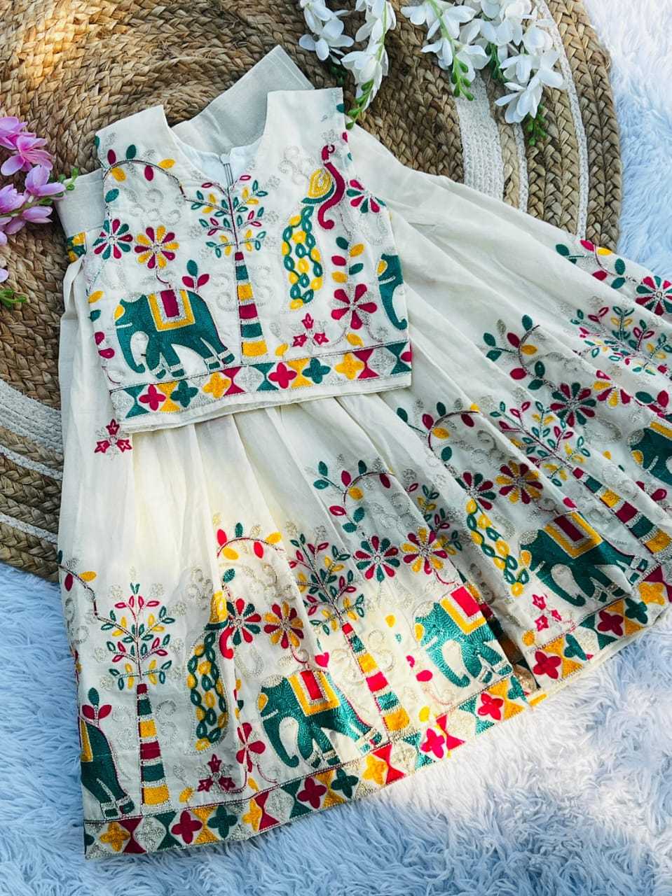 Ynf Fancy RIN235 KENJI Kids Wear Wholesale Kids Designer Frock Kids Wedding Outfits Kids Party Wear Ethnic Manufacturer- Kids Exports