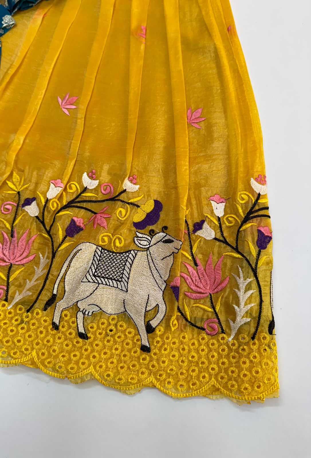 Ynf Fancy RIN235 nylon Dola Kids Wear Wholesale Kids Gown Kids Designer Frock Kids Festive Wear Manufacturer- Kids Exports