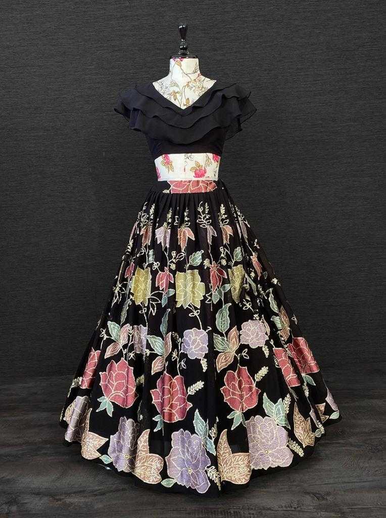 Ynf Faux Georgette RIN235 anita Kids Wear Wholesale Kids Ethnic Wear Kids Traditional Outfits Kids Lehenga Choli Manufacturer- Kids Exports