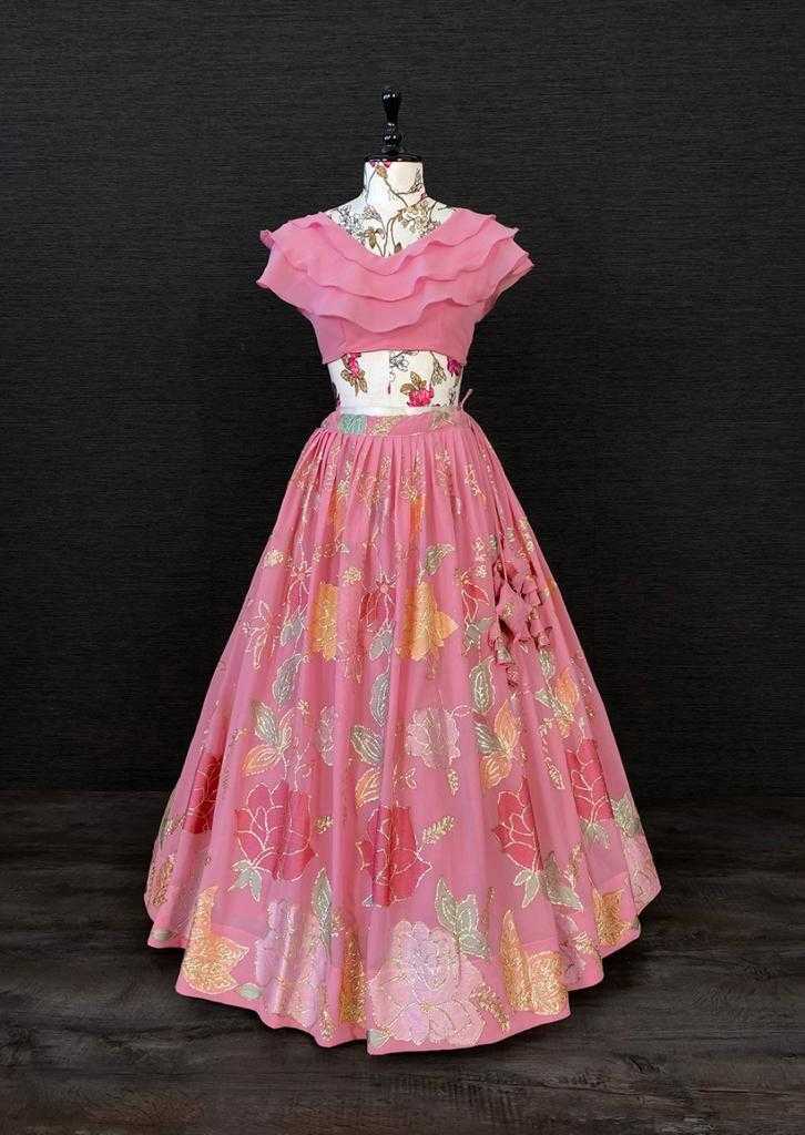 Ynf Faux Georgette RIN235 anita Kids Wear Wholesale Kids Ethnic Wear Kids Traditional Outfits Kids Lehenga Choli Manufacturer- Kids Exports