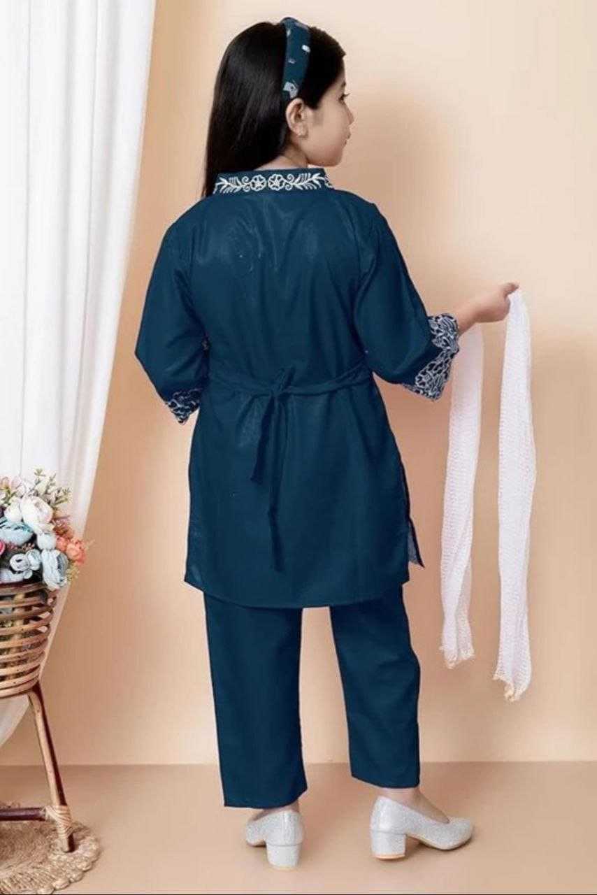 Ynf Heavy Crepe KESH461 224 Kids Wear Wholesale Girls Kurti Kids Ethnic Wear Kids Kurta Pajama Manufacturer- Kids Exports