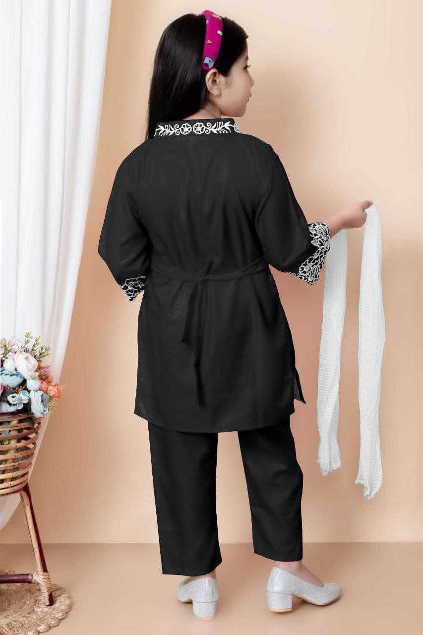 Ynf Heavy Crepe KESH461 224 Kids Wear Wholesale Girls Kurti Kids Ethnic Wear Kids Kurta Pajama Manufacturer- Kids Exports