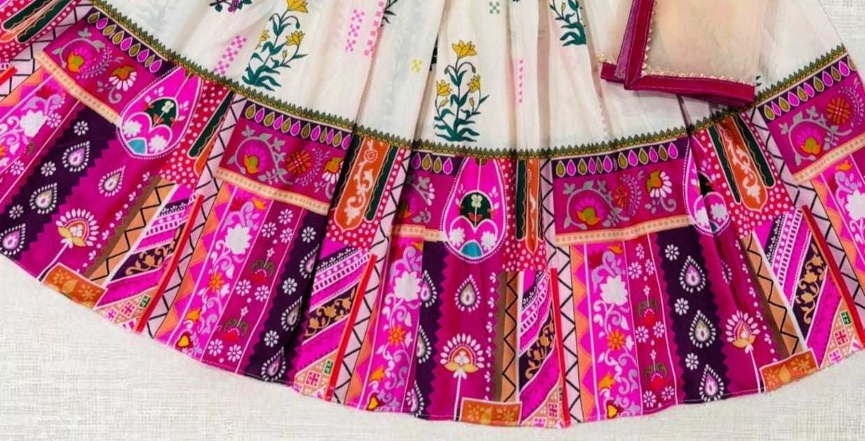 Ynf Muslin Cotton RIN235 Muslin coton Kids Wear Wholesale Kids Lehenga Kids Festive Wear Kids Wedding Outfits Manufacturer- Kids Exports