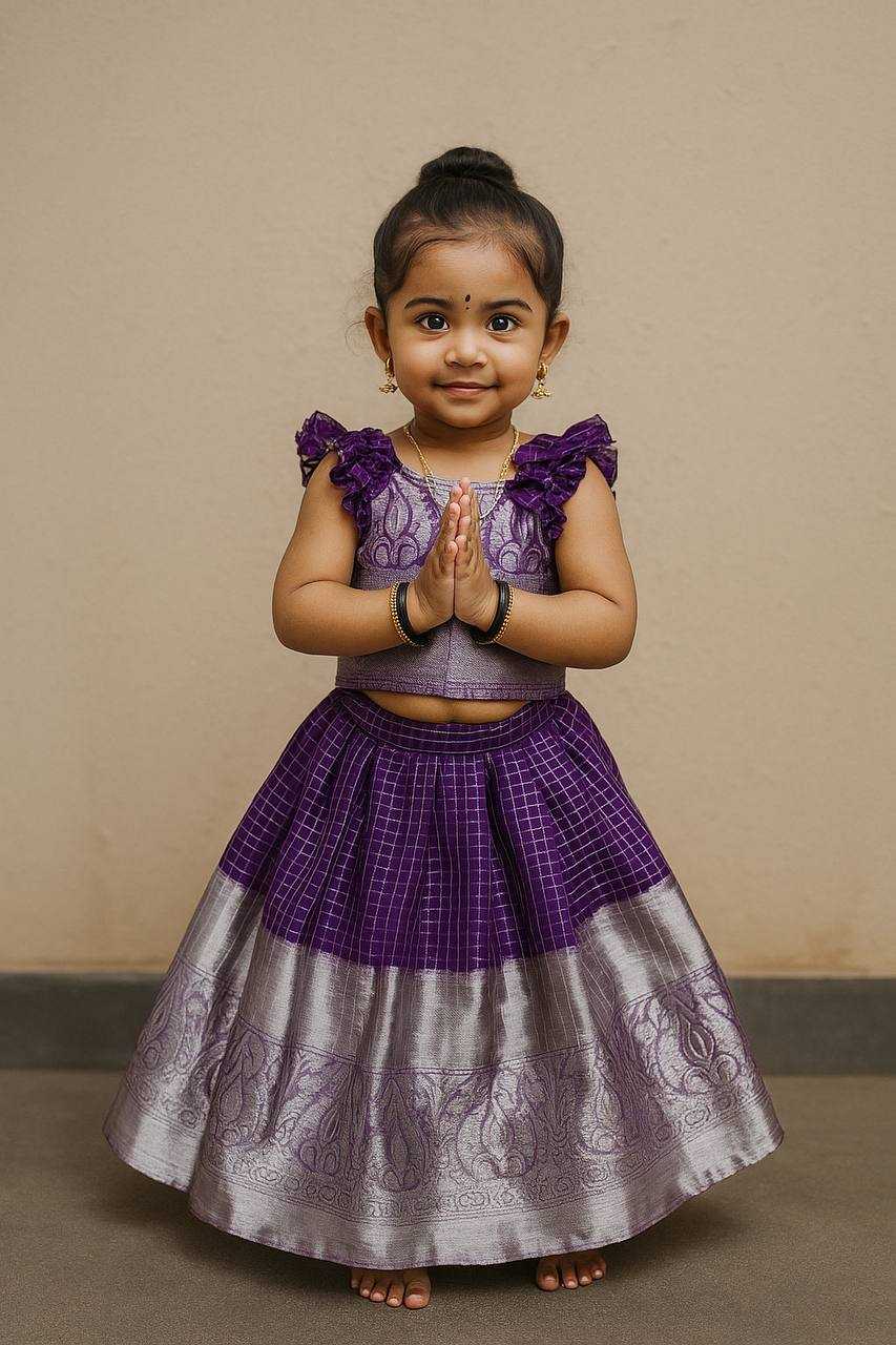 Ynf Organza KESH709 699 Kids Wear Wholesale Kids Lehenga Kids Lehenga Choli Girls Ethnic Wear Manufacturer- Kids Exports