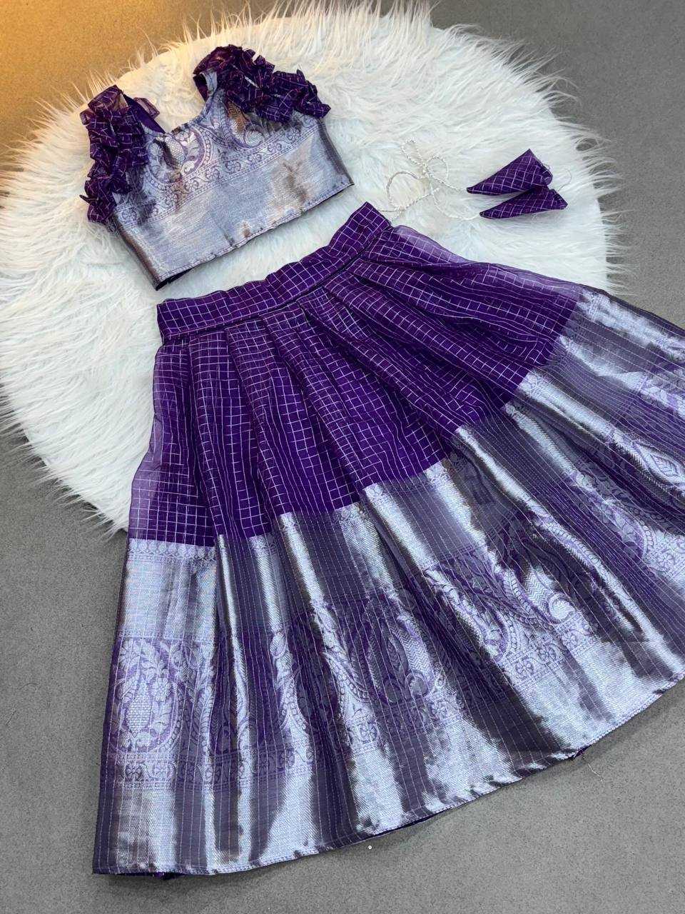 Ynf Organza KESH709 699 Kids Wear Wholesale Kids Lehenga Kids Lehenga Choli Girls Ethnic Wear Manufacturer- Kids Exports
