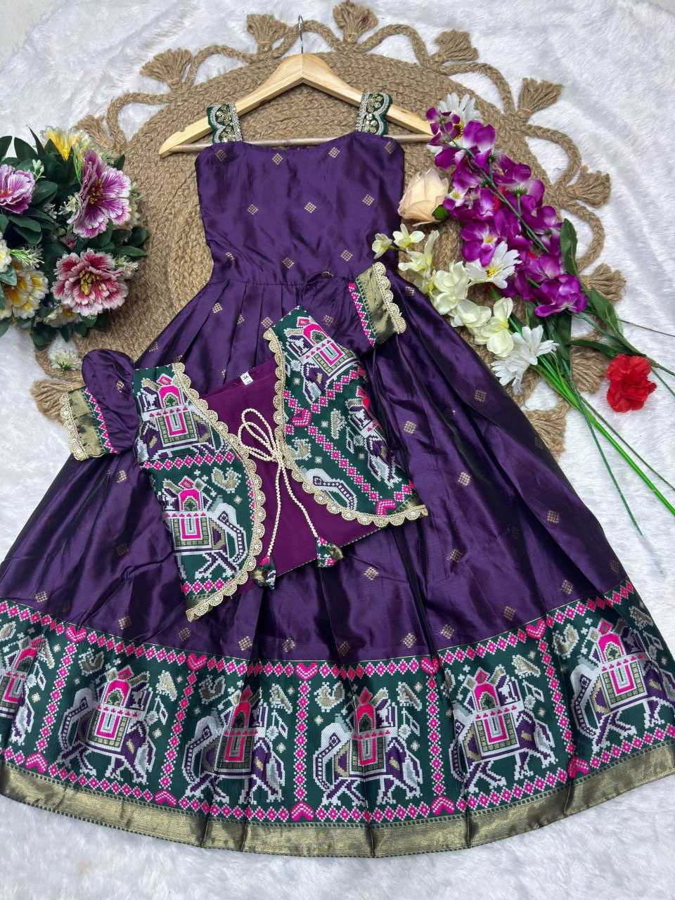 Ynf Premium Silk KESH642 076 Kids Wear Wholesale Kids Gown Kids Wedding Outfits Kids Party Wear Ethnic Manufacturer- Kids Exports