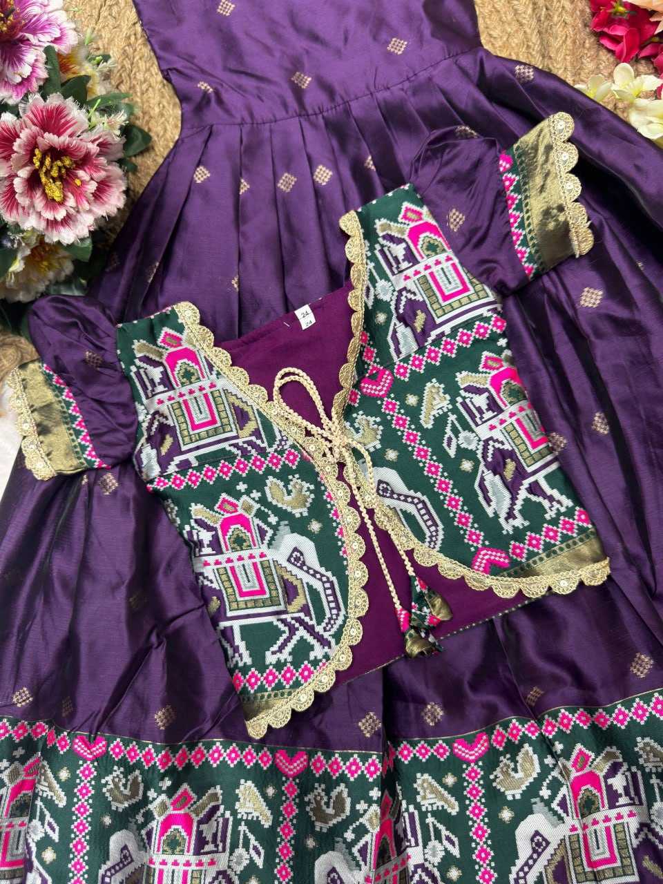 Ynf Premium Silk KESH642 076 Kids Wear Wholesale Kids Gown Kids Wedding Outfits Kids Party Wear Ethnic Manufacturer- Kids Exports