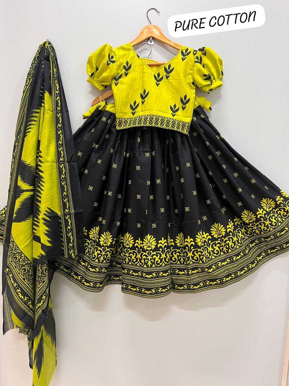 Ynf Pure Cotton RIN134 AATISHA Kids Wear Wholesale Kids Lehenga Ethnic Dresses For Kids Indian Wear For Kids Manufacturer- Kids Exports