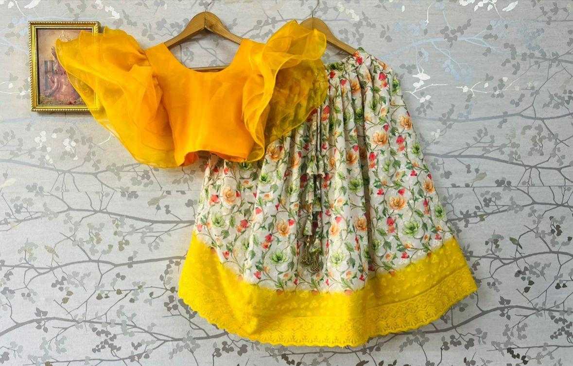 Ynf Pure Silk RIN235 ALLOVES Kids Wear Wholesale Kids Lehenga Kids Ethnic Wear Kids Lehenga Choli Manufacturer- Kids Exports