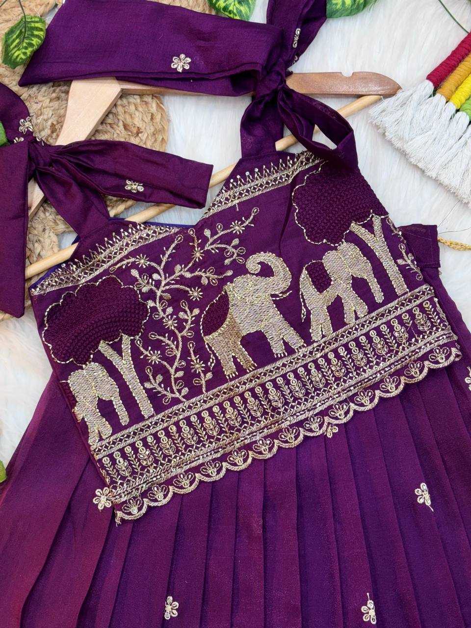 Ynf Pure Soft KESH709 33 Kids Wear Wholesale Kids Lehenga Kids Lehenga Choli Girls Ethnic Wear Manufacturer- Kids Exports