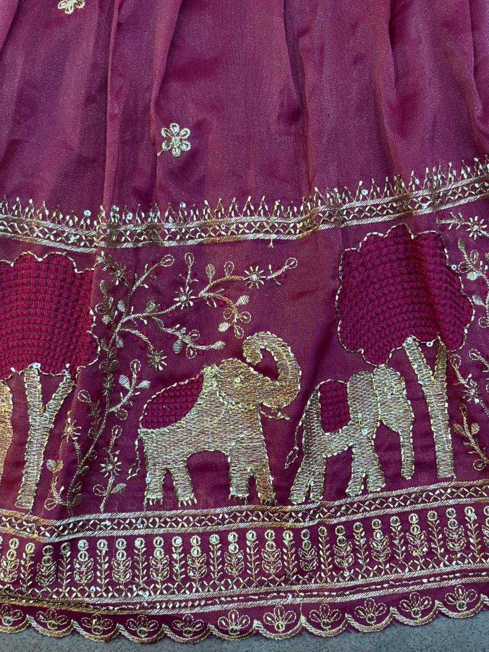 Ynf Pure Soft KESH709 33 Kids Wear Wholesale Kids Lehenga Kids Lehenga Choli Girls Ethnic Wear Manufacturer- Kids Exports