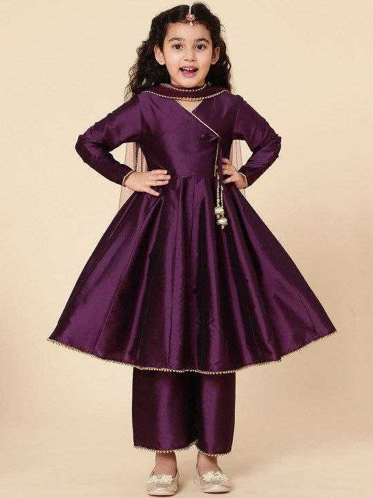 Ynf Silk KESH461 218 Kids Wear Wholesale Girls Kurti Kids Designer Frock Kids Party Wear Ethnic Manufacturer- Kids Exports
