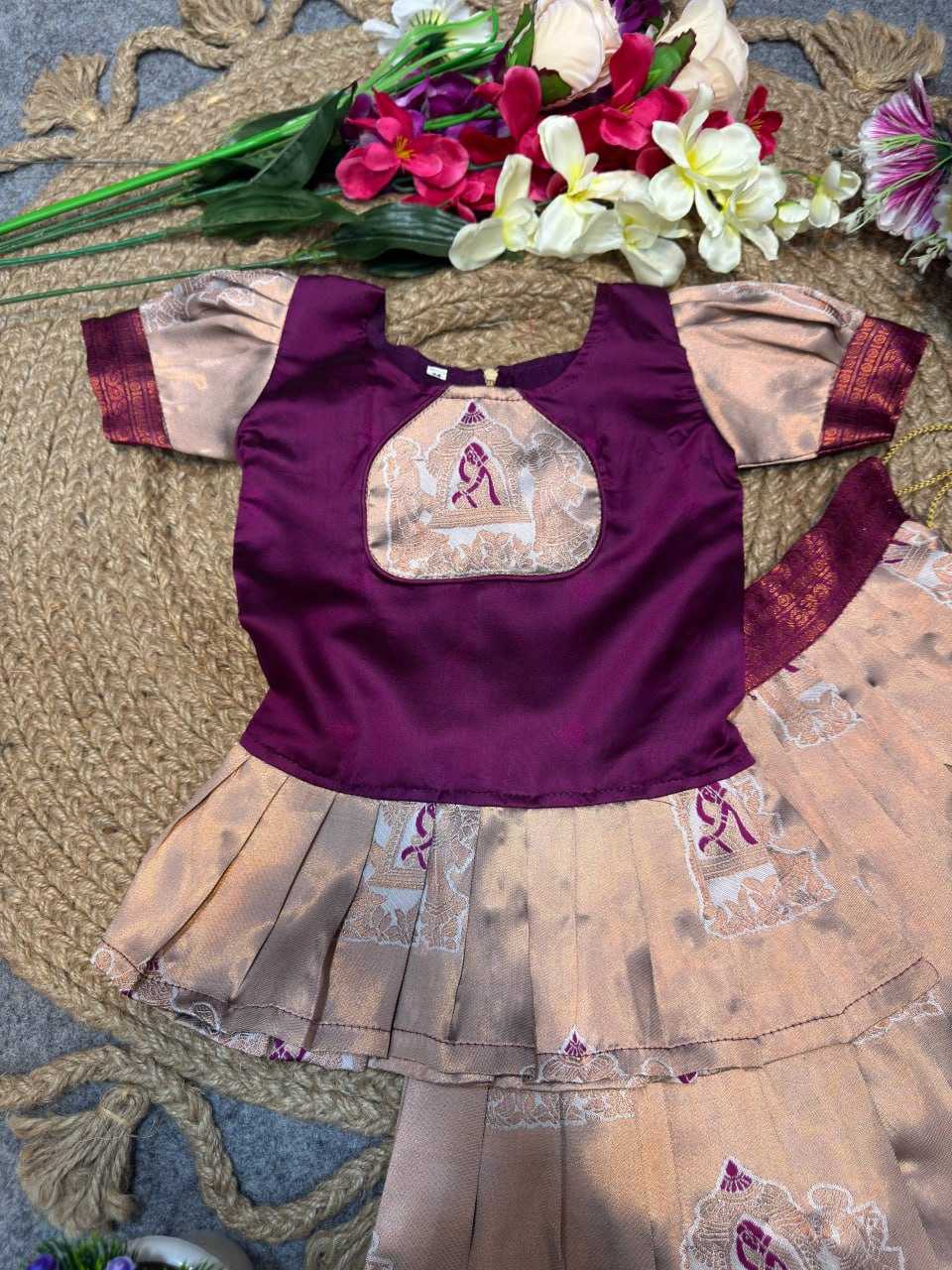 Ynf Silk KESH642 066 Kids Wear Wholesale Kids Lehenga Kids Lehenga Choli Girls Ethnic Wear Manufacturer- Kids Exports
