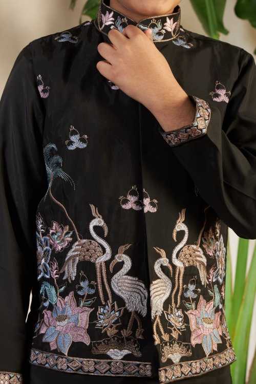 Ynf Silk RIN202 91051 LITTLE VIRAASAT Kids Wear Wholesale Boys Kurta Pyjama Kids Kurta Pajama Baby Boy Kurta Set Manufacturer- Kids Exports