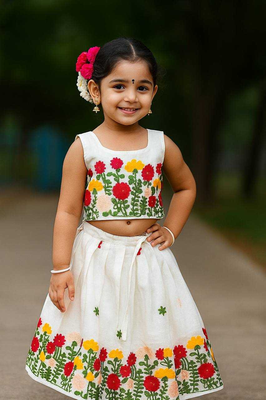 Ynf Soft Cotton KESH709 25 Kids Wear Wholesale Kids Lehenga Kids Co-ord Set Kids Lehenga Choli Manufacturer- Kids Exports