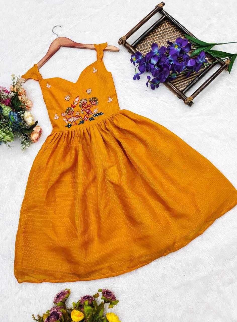 Ynf Soft Dola RIN235 OTIS Kids Wear Wholesale Kids Gown Kids Designer Frock Kids Party Wear Ethnic Manufacturer- Kids Exports
