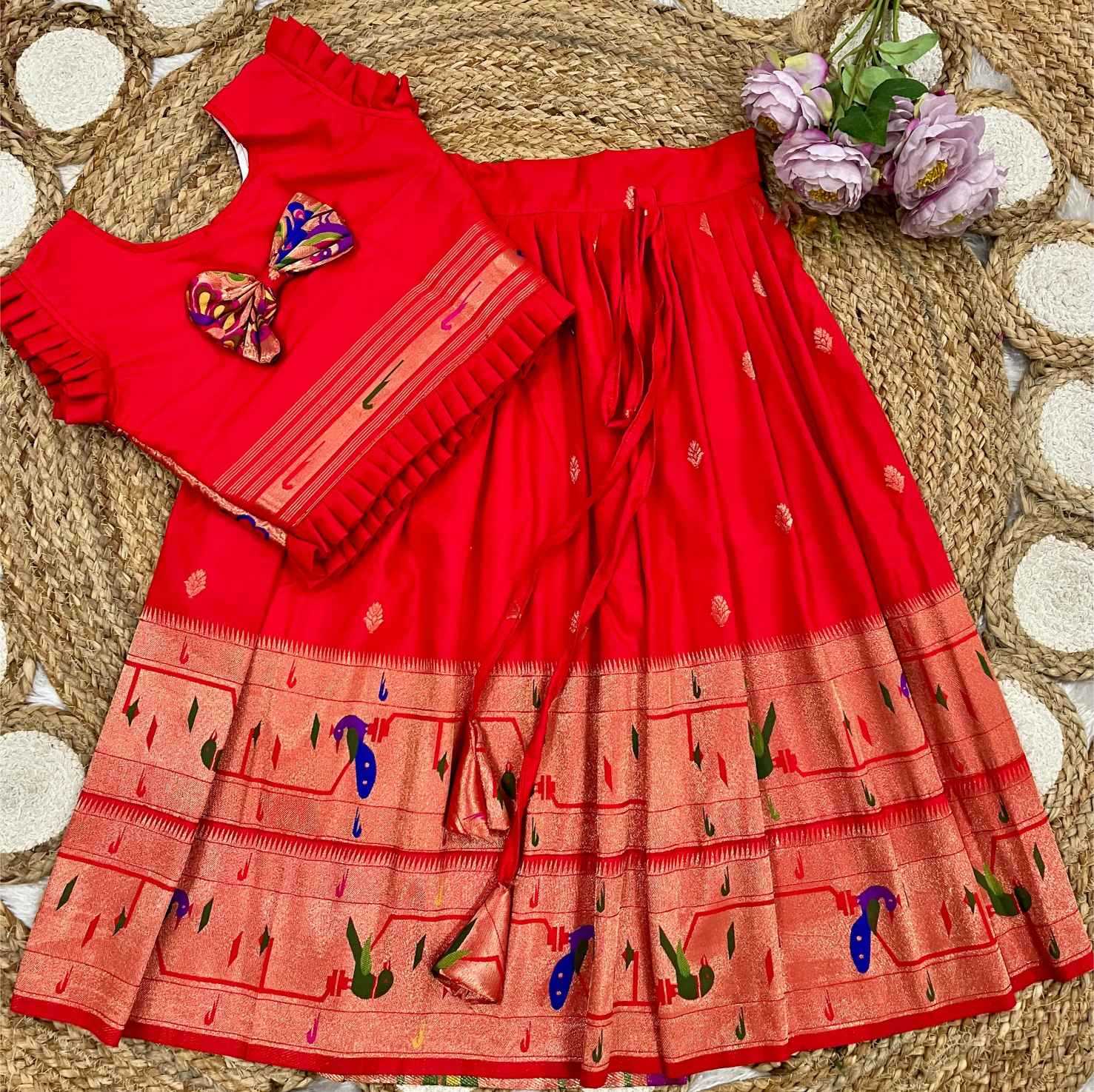 Ynf Soft Silk KESH685 MAHARANI Kids Wear Wholesale Kids Lehenga Kids Traditional Outfits Kids Festive Wear Manufacturer- Kids Exports