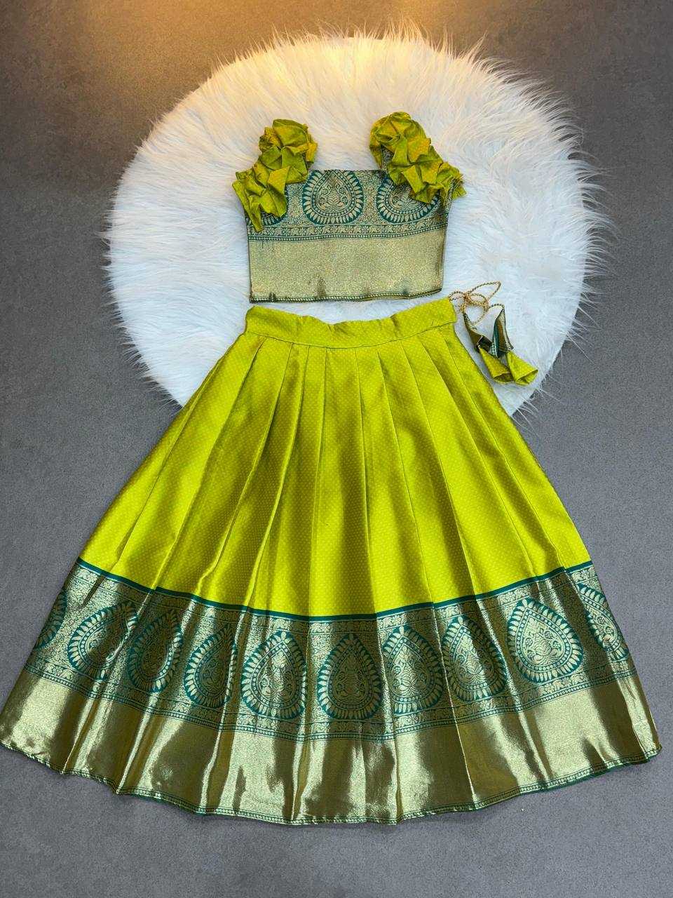 Ynf Soft Silk KESH709 04 Kids Wear Wholesale Ethnic Dresses For Kids Kids Lehenga Choli Kids Festive Wear Manufacturer- Kids Exports