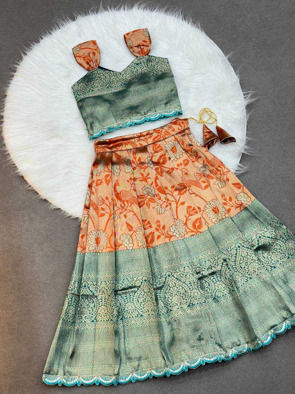 Ynf Soft Silk KESH709 05 Kids Wear Wholesale Kids Lehenga Choli Girls Ethnic Wear Kids Wedding Outfits Manufacturer- Kids Exports
