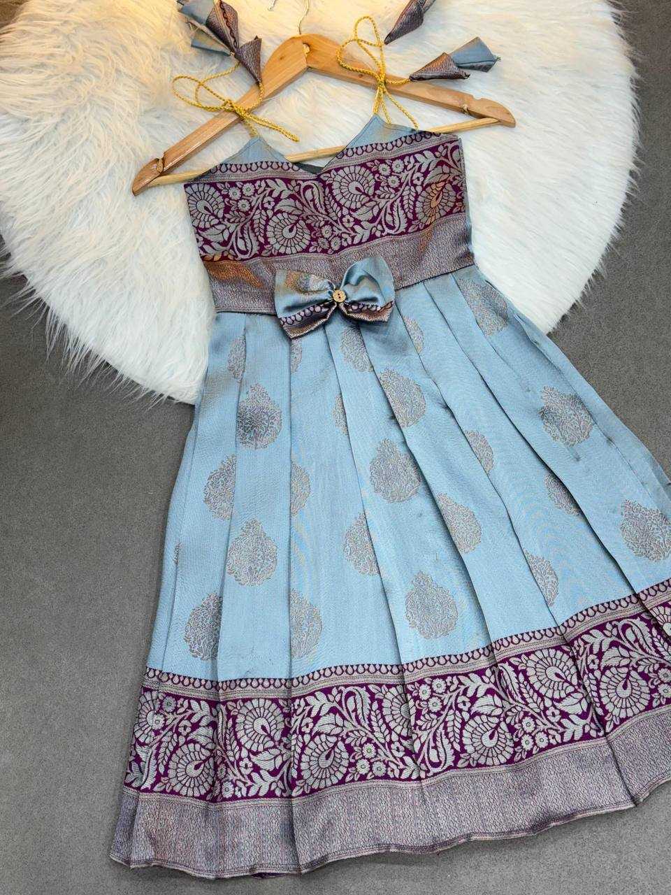 Ynf Soft Silk KESH709 08 Kids Wear Wholesale Kids Gown Kids Co-ord Set Kids Ethnic Wear Manufacturer- Kids Exports