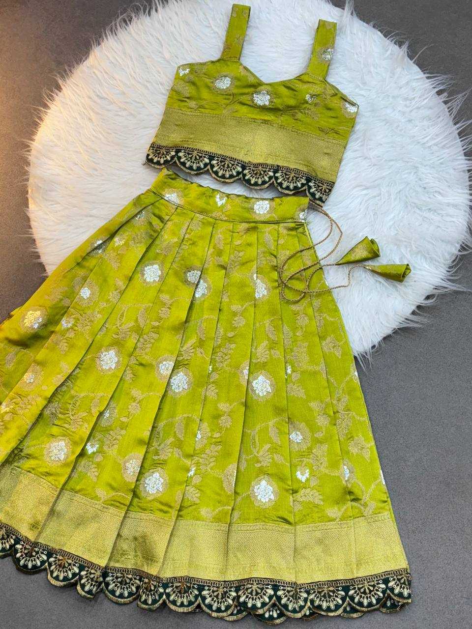 Ynf Soft Silk KESH709 11 Kids Wear Wholesale Kids Lehenga Choli Girls Ethnic Wear Kids Wedding Outfits Manufacturer- Kids Exports