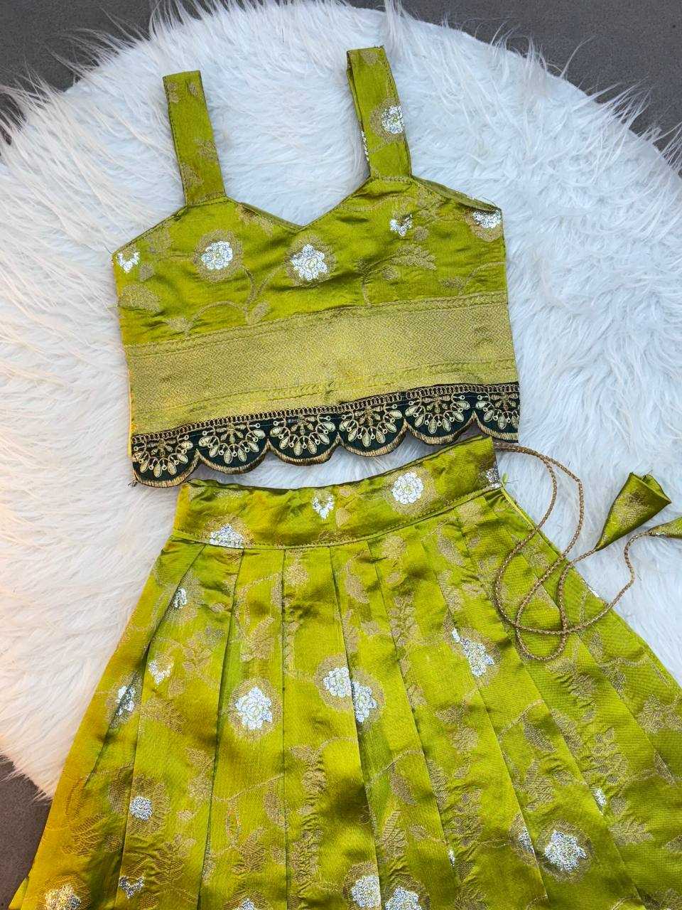 Ynf Soft Silk KESH709 11 Kids Wear Wholesale Kids Lehenga Choli Girls Ethnic Wear Kids Wedding Outfits Manufacturer- Kids Exports