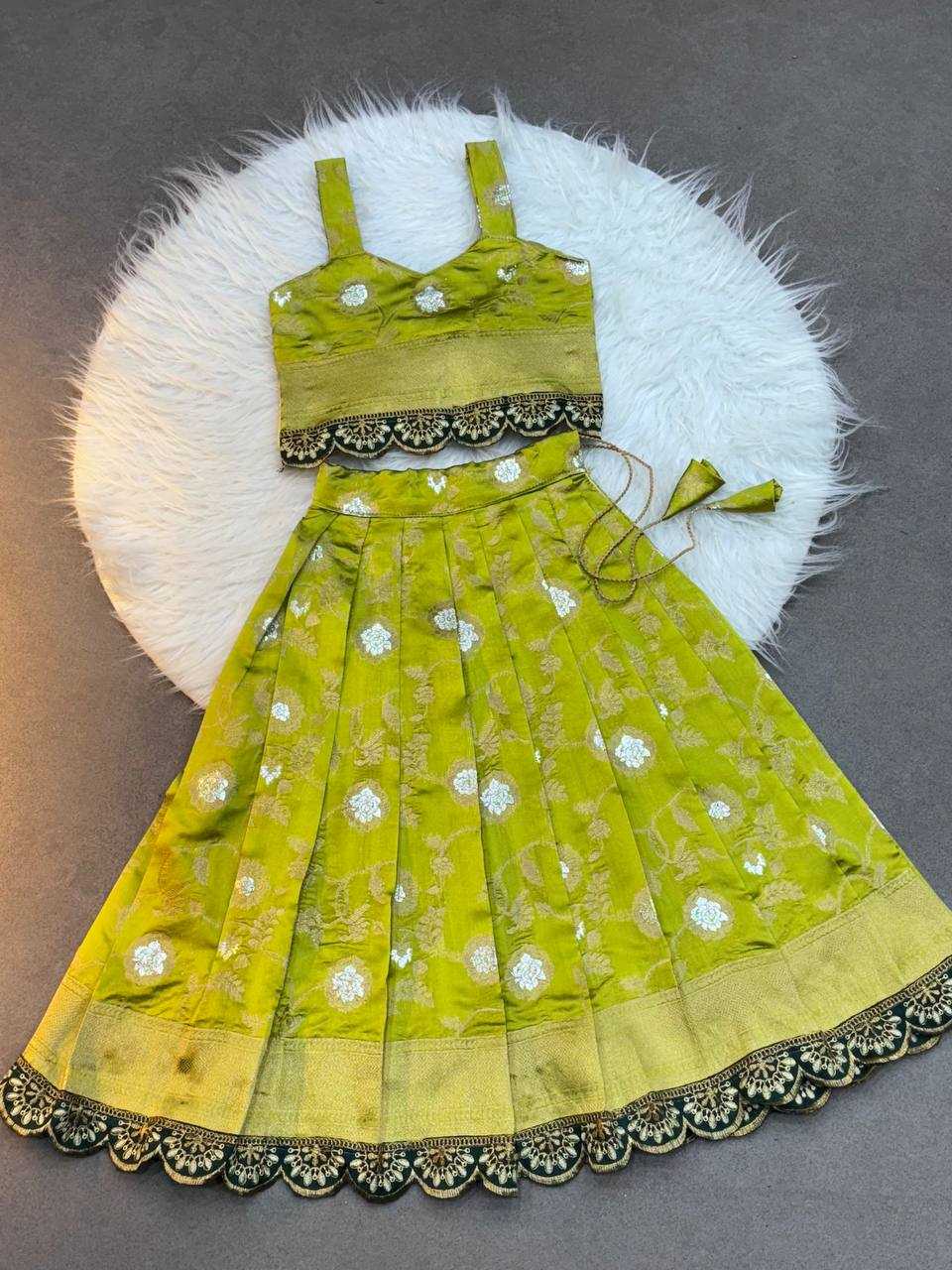 Ynf Soft Silk KESH709 11 Kids Wear Wholesale Kids Lehenga Choli Girls Ethnic Wear Kids Wedding Outfits Manufacturer- Kids Exports