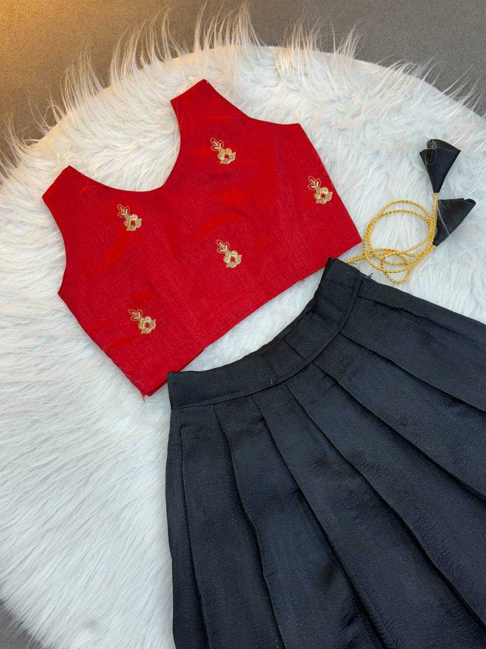 Ynf Soft Silk KESH709 12 Kids Wear Wholesale Kids Lehenga Kids Co-ord Set Kids Lehenga Choli Manufacturer- Kids Exports