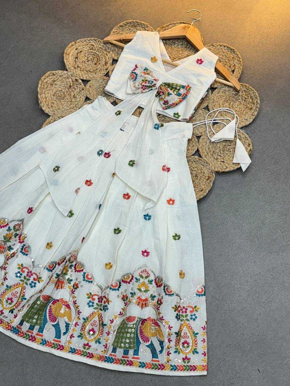 Ynf Soft Silk KESH709 17 Kids Wear Wholesale Kids Co-ord Set Kids Lehenga Choli Girls Ethnic Wear Manufacturer- Kids Exports