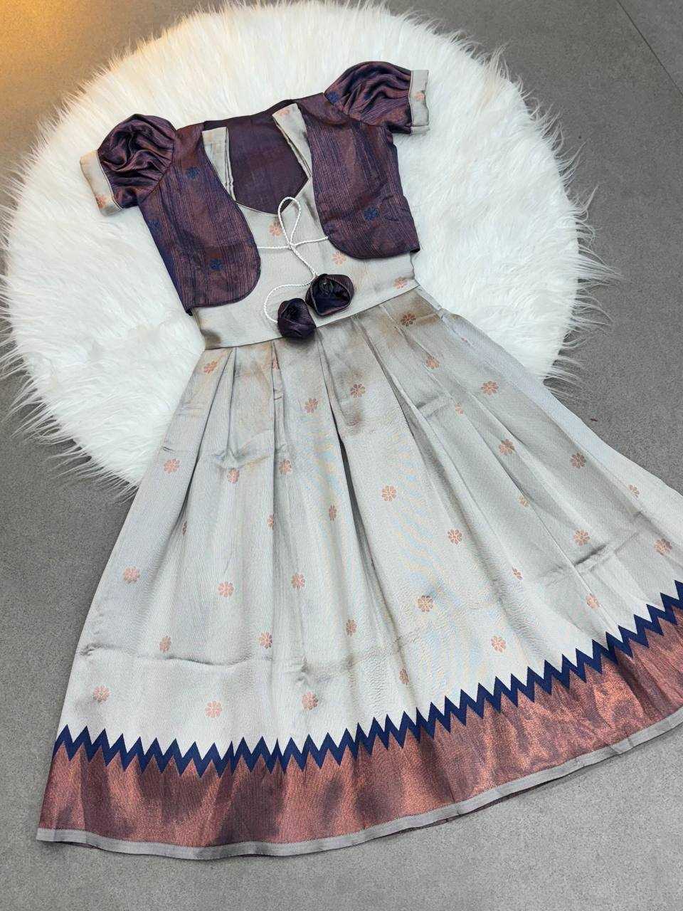 Ynf Soft Silk KESH709 18 Kids Wear Wholesale Kids Gown Kids Co-ord Set Kids Ethnic Gowns Manufacturer- Kids Exports