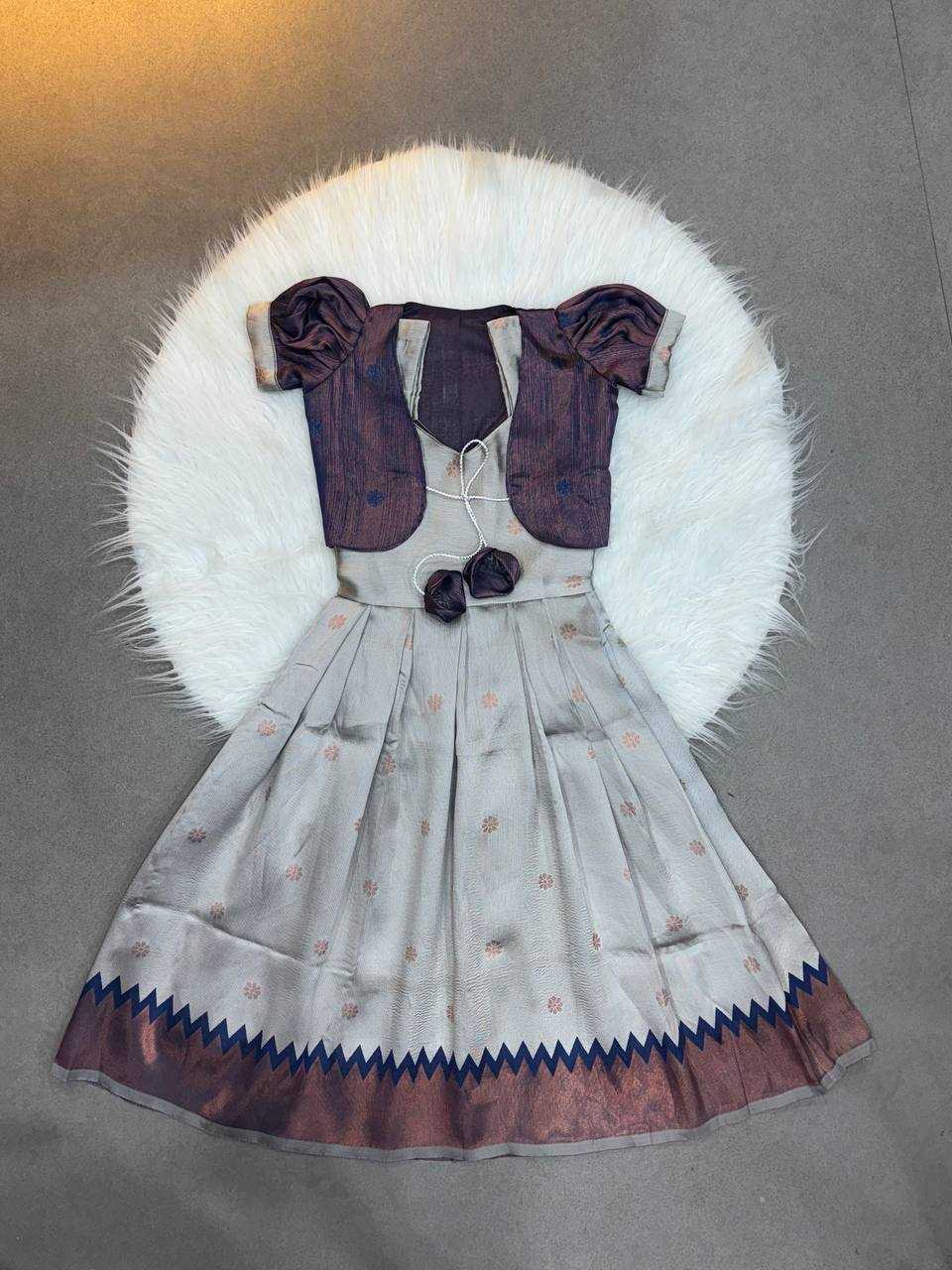 Ynf Soft Silk KESH709 18 Kids Wear Wholesale Kids Gown Kids Co-ord Set Kids Ethnic Gowns Manufacturer- Kids Exports